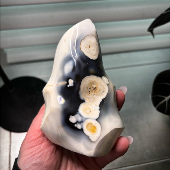 Unique Orca Agate Stone Decor - Picture 2 of 8